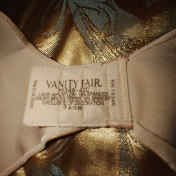 NWT Vanity Fair Underwire Bra 40C Full Coverage Back Smoother 1/2 Price - Picture 4 of 5